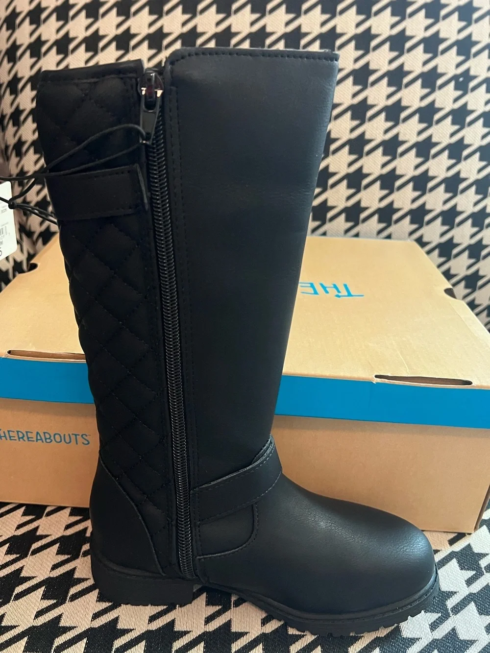 Thereabouts Girls Hailey Flat Heel Riding Boots-Size 13